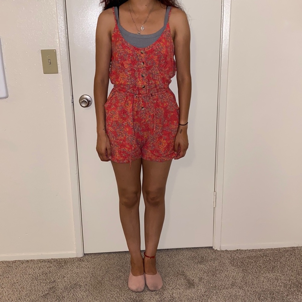 Open back romper
